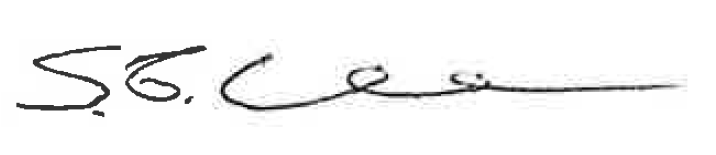 Steve Green signature